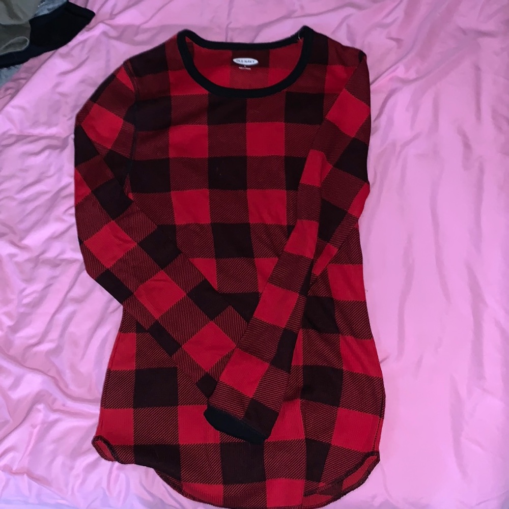Small flannel long sleeve shirt